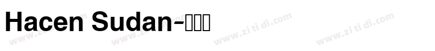 Hacen Sudan字体转换